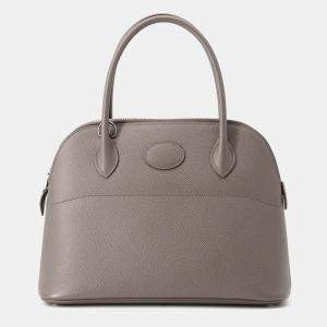 Pre Owned Hermes Bolide Etain Epsom Size 27