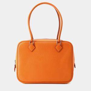Pre Owned Hermes Plume Orange Epsom Size Mini