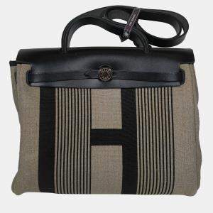 Pre Owned Hermes Herbag Zip Retourne 31 H Vibration Vache Hunter