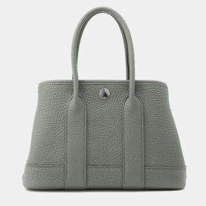 Pre Owned Hermes Neo Garden Vert Amand Negonda Leather Size 23