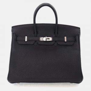 Pre Owned Hermes Noir Togo Birkin 25