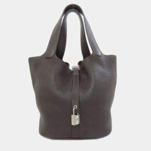 Pre Owned Hermes Picotin Lock Mm Handbag Taurillon