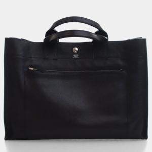 Pre Owned Hermes Black Clemence Sac Berlant 40