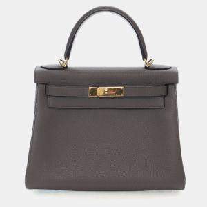 مملوكة مسبقًا Hermes Etain Togo Kelly 28
