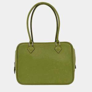 مملوكة مسبقًا Hermes Anis Green Chevre Myzore Mini Plume Handbag