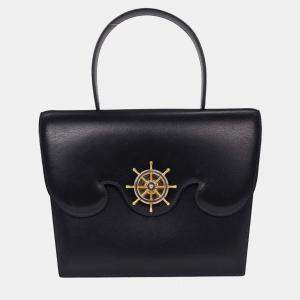 مملوكة مسبقًا Hermes Blue Ocean Box Calf Frigate Handbag