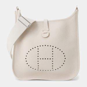 Pre Owned Hermes Evelyne 3 Beton Taurillon Clemence PM
