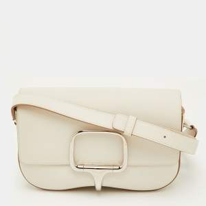 مملوكة مسبقًا حقيبة كتف هيرمس ديلا كافاليريا  جلد إبسوم إيلان غري باهت 