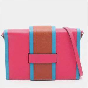 Pre Owned Hermes H Passant Multicolor Evercolor Leather Shoulder Bag