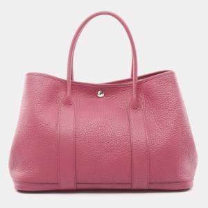 مملوكة مسبقًا Hermes Garden Party 36 Purple Tone Negonda Leather Tote Bag