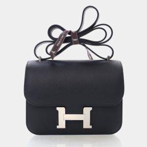 مملوكة مسبقًا حقيبة هيرمس كونستانس نوار إبسم 18