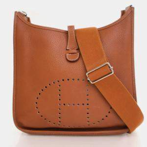 مملوكة مسبقًا Hermes Gold Clemence Evelyne III PM