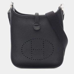 مملوكة مسبقًا Hermes Black Hermes Evelyne I TPM Black Taurillon Bag