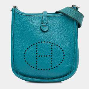 مملوكة مسبقًا Hermes Blue Clemence Evelyne TPM