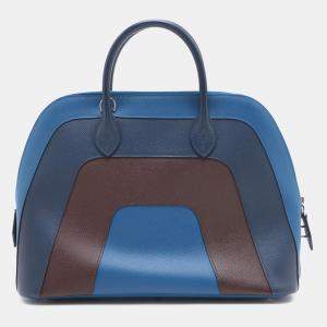 مملوكة مسبقًا Hermes Blue Epsom Rainbow Bolide 1923 30