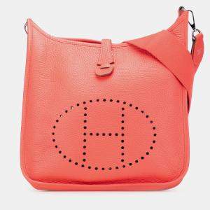 مملوكة مسبقًا Hermes Pink Clemence Evelyne III 29