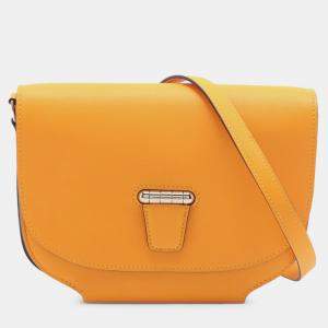 مملوكة مسبقًا Hermes Mini Convoyeur Yellow Swift Bag
