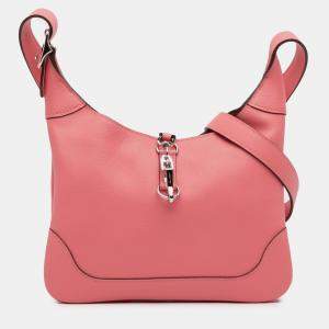 مملوكة مسبقًا Hermes Pink Evercolor Trim Duo 24