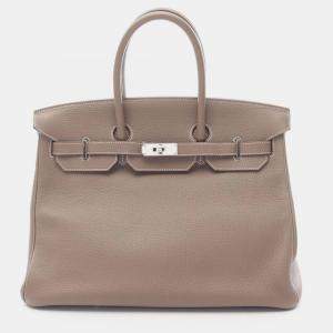 مملوكة مسبقًا Hermes Brown Togo Birkin Retourne 35