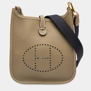 مملوكة مسبقًا Hermes Brown Clemence Evelyne Amazone 16