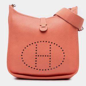 مملوكة مسبقًا Hermes Pink Clemence Evelyne III 29