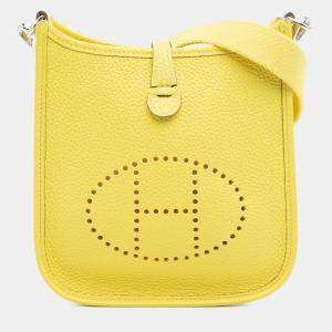 مملوكة مسبقًا Hermes Yellow Clemence Evelyne TPM