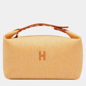 مملوكة مسبقًا Hermes Orange Large Wool Bride A Brac Au Carre Case