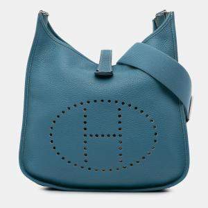 مملوكة مسبقًا Hermes Blue Clemence Evelyne III 29