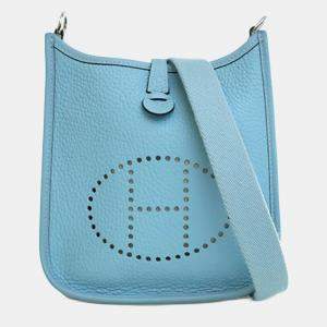 مملوكة مسبقًا Hermes Blue Clemence Evelyne TPM 16