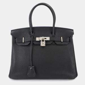 مملوكة مسبقًا Hermes Birkin 30 Handbag Togo Black