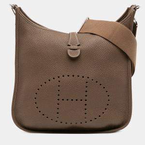 مملوكة مسبقًا Hermes Brown Clemence Evelyne III 29