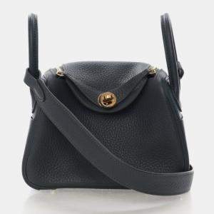 Pre Owned حقيبة هيرمس ليندي مينى 20 كلمنس فيرت مانغروف