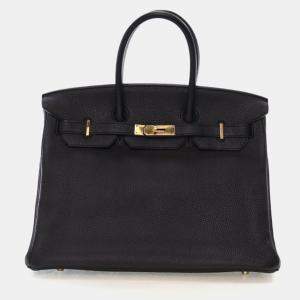 مملوكة مسبقًا Hermes Noir Togo Birkin 35