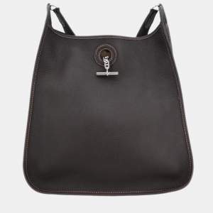 مملوكة مسبقًا Hermes Havane Buffalo Vespa Gm Shoulder Bag