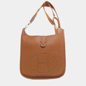 Pre Owned Hermes Evelyne 3 Pm Shoulder Bag In Taurillon