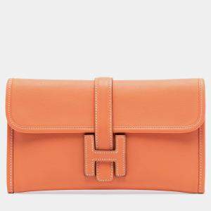 مملوكة مسبقًا حقيبة ديو جيغ هيرمس سويفت برتقالي