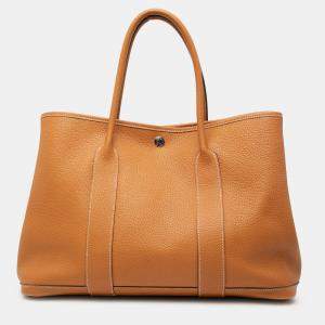 مملوكة مسبقًا Hermes Brown Negonda Garden Party 36