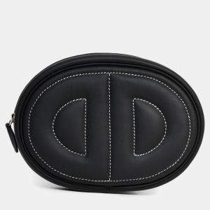 مملوكة مسبقًا Hermes Black Swift Verso 'In The Loop Belt' Bag