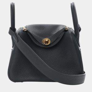مملوكة مسبقًا Hermes Green Mini Clemence Lindy 20