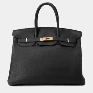 مملوكة مسبقًا Hermes Birkin Black Togo Leather Size 35