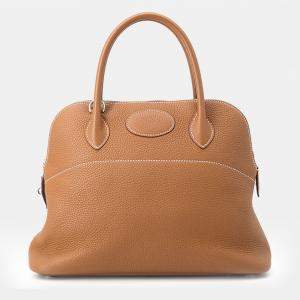 مملوكة مسبقًا Hermes Bolide Gold Taurillon Clemence Size 31