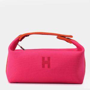 Pre Owned Hermes Bride A Brac Hibiscus Canvas Size Pm