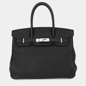مملوكة مسبقًا Hermes Birkin Black Togo Leather Size 30