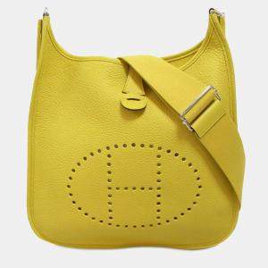مملوكة مسبقًا Hermes Yellow Clemence Evelyne III PM