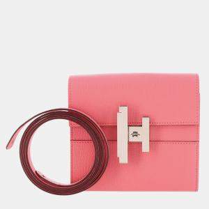 مملوكة مسبقًا Hermes Pink Cinhetic To Go Wallet