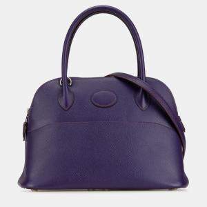 مملوكة مسبقًا Hermes Purple Epsom Bolide 27