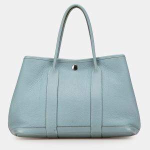 مملوكة مسبقًا Hermes Blue Negonda Garden Party 30