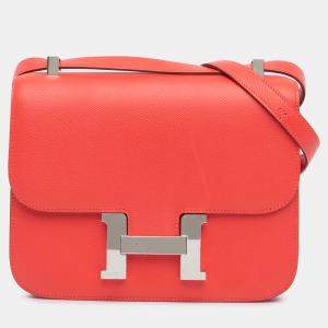 مملوكة مسبقًا Hermes Orange Epsom Constance 24