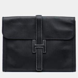 Pre Owned Hermes Black Swift Jige GM