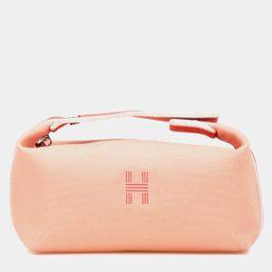 مملوكة مسبقًا Hermes Pink Small Canvas Bride A Brac Case
